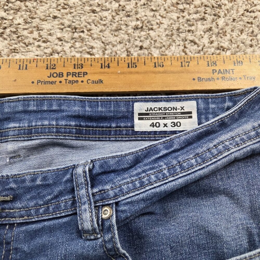 Buffalo David Bitton Jeans Men's 40x28.5 Tag 40x30 Jackson Straight Stretch - Picture 3 of 7
